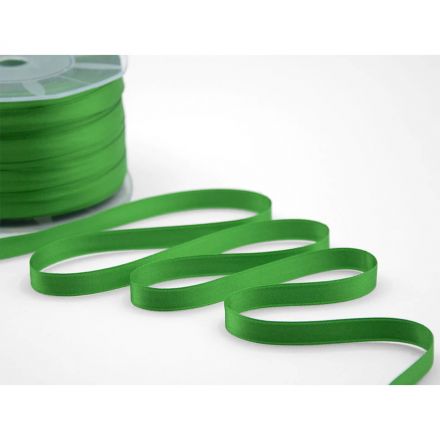 Double satin green ribbon 10 mm